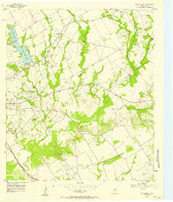 McClanahan Texas Historical topographic map, 1:24000 scale, 7.5 X 7.5 Minute, Year 1957