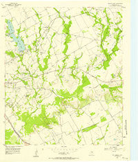 McClanahan Texas Historical topographic map, 1:24000 scale, 7.5 X 7.5 Minute, Year 1957