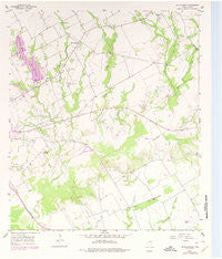 McClanahan Texas Historical topographic map, 1:24000 scale, 7.5 X 7.5 Minute, Year 1957