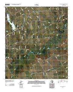 McClanahan Texas Historical topographic map, 1:24000 scale, 7.5 X 7.5 Minute, Year 2010