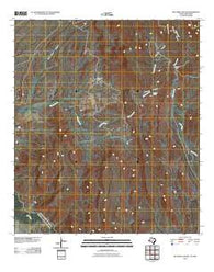 McComb Canyon Texas Historical topographic map, 1:24000 scale, 7.5 X 7.5 Minute, Year 2010