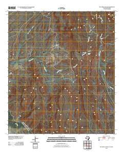 McComb Canyon Texas Historical topographic map, 1:24000 scale, 7.5 X 7.5 Minute, Year 2010
