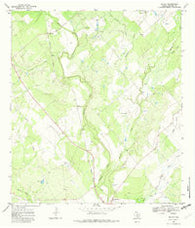 McCoy Texas Historical topographic map, 1:24000 scale, 7.5 X 7.5 Minute, Year 1968
