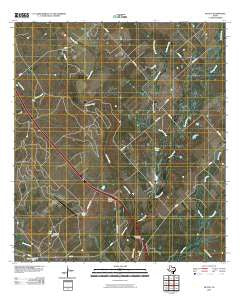 McCoy Texas Historical topographic map, 1:24000 scale, 7.5 X 7.5 Minute, Year 2010