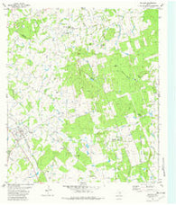 McDade Texas Historical topographic map, 1:24000 scale, 7.5 X 7.5 Minute, Year 1982