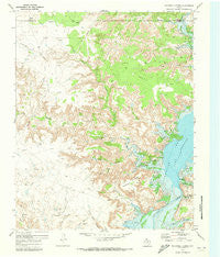 McDowell Creek Texas Historical topographic map, 1:24000 scale, 7.5 X 7.5 Minute, Year 1970