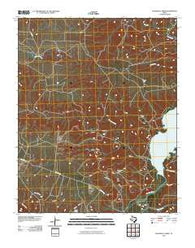 McDowell Creek Texas Historical topographic map, 1:24000 scale, 7.5 X 7.5 Minute, Year 2010