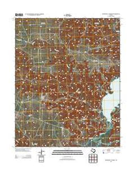 McDowell Creek Texas Historical topographic map, 1:24000 scale, 7.5 X 7.5 Minute, Year 2012