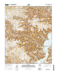 McDowell Creek Texas Current topographic map, 1:24000 scale, 7.5 X 7.5 Minute, Year 2016