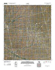 McElroy Ranch Texas Historical topographic map, 1:24000 scale, 7.5 X 7.5 Minute, Year 2010