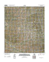McElroy Ranch Texas Historical topographic map, 1:24000 scale, 7.5 X 7.5 Minute, Year 2012