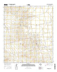 McElroy Ranch Texas Current topographic map, 1:24000 scale, 7.5 X 7.5 Minute, Year 2016