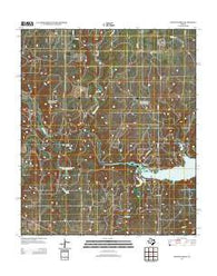 McEwen Draw Texas Historical topographic map, 1:24000 scale, 7.5 X 7.5 Minute, Year 2012