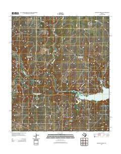 McEwen Draw Texas Historical topographic map, 1:24000 scale, 7.5 X 7.5 Minute, Year 2012