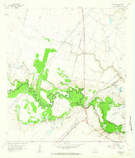 McFaddin Texas Historical topographic map, 1:24000 scale, 7.5 X 7.5 Minute, Year 1962