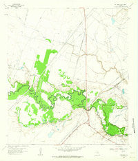 McFaddin Texas Historical topographic map, 1:24000 scale, 7.5 X 7.5 Minute, Year 1962