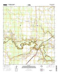 McFaddin Texas Current topographic map, 1:24000 scale, 7.5 X 7.5 Minute, Year 2016