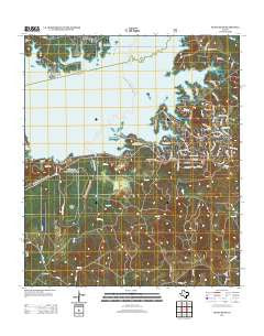 McGee Bend Texas Historical topographic map, 1:24000 scale, 7.5 X 7.5 Minute, Year 2013