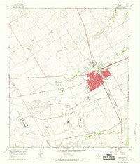 McGregor Texas Historical topographic map, 1:24000 scale, 7.5 X 7.5 Minute, Year 1965