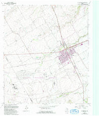 McGregor Texas Historical topographic map, 1:24000 scale, 7.5 X 7.5 Minute, Year 1965