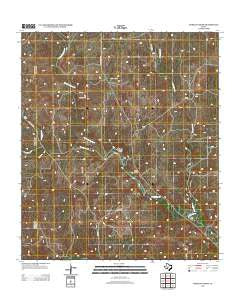 McKegan Draw Texas Historical topographic map, 1:24000 scale, 7.5 X 7.5 Minute, Year 2012