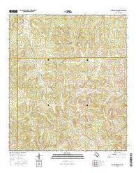 McKegan Draw NE Texas Current topographic map, 1:24000 scale, 7.5 X 7.5 Minute, Year 2016