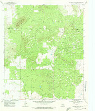 McKenzie Mountains Texas Historical topographic map, 1:24000 scale, 7.5 X 7.5 Minute, Year 1969