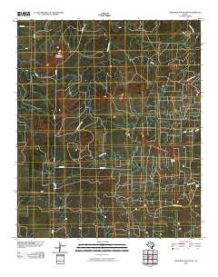 McKenzie Mountains Texas Historical topographic map, 1:24000 scale, 7.5 X 7.5 Minute, Year 2010
