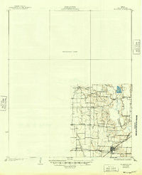 McKinney Texas Historical topographic map, 1:62500 scale, 15 X 15 Minute, Year 1929