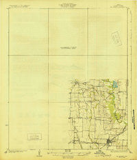 McKinney Texas Historical topographic map, 1:62500 scale, 15 X 15 Minute, Year 1929