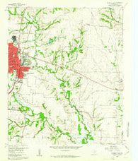 McKinney East Texas Historical topographic map, 1:24000 scale, 7.5 X 7.5 Minute, Year 1960