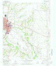 McKinney East Texas Historical topographic map, 1:24000 scale, 7.5 X 7.5 Minute, Year 1960