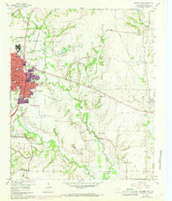 McKinney East Texas Historical topographic map, 1:24000 scale, 7.5 X 7.5 Minute, Year 1960
