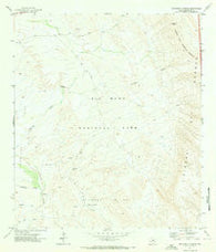 McKinney Springs Texas Historical topographic map, 1:24000 scale, 7.5 X 7.5 Minute, Year 1971