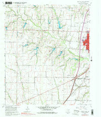 McKinney West Texas Historical topographic map, 1:24000 scale, 7.5 X 7.5 Minute, Year 1960