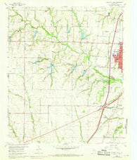 McKinney West Texas Historical topographic map, 1:24000 scale, 7.5 X 7.5 Minute, Year 1960
