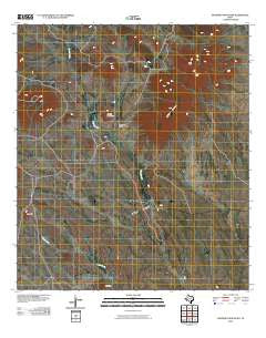 McKinney Mountain Texas Historical topographic map, 1:24000 scale, 7.5 X 7.5 Minute, Year 2010