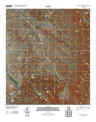 McKinney Springs Texas Historical topographic map, 1:24000 scale, 7.5 X 7.5 Minute, Year 2010