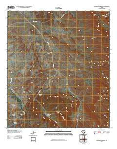 McKinney Springs Texas Historical topographic map, 1:24000 scale, 7.5 X 7.5 Minute, Year 2010