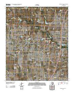 McKinney West Texas Historical topographic map, 1:24000 scale, 7.5 X 7.5 Minute, Year 2010