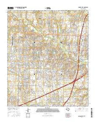 McKinney West Texas Current topographic map, 1:24000 scale, 7.5 X 7.5 Minute, Year 2016
