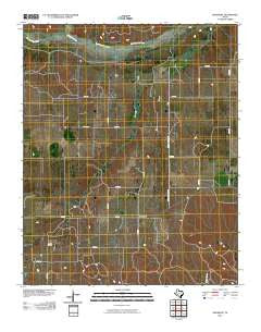 McKnight Texas Historical topographic map, 1:24000 scale, 7.5 X 7.5 Minute, Year 2010