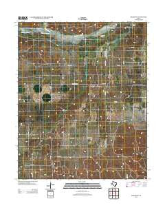 McKnight Texas Historical topographic map, 1:24000 scale, 7.5 X 7.5 Minute, Year 2012