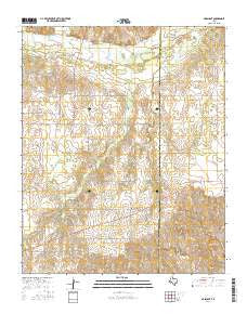 McKnight Texas Current topographic map, 1:24000 scale, 7.5 X 7.5 Minute, Year 2016