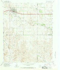 McLean Texas Historical topographic map, 1:24000 scale, 7.5 X 7.5 Minute, Year 1963
