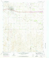 McLean Texas Historical topographic map, 1:24000 scale, 7.5 X 7.5 Minute, Year 1963