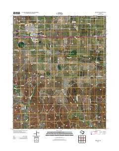 McLean Texas Historical topographic map, 1:24000 scale, 7.5 X 7.5 Minute, Year 2012