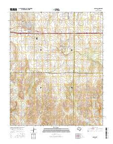 McLean Texas Current topographic map, 1:24000 scale, 7.5 X 7.5 Minute, Year 2016