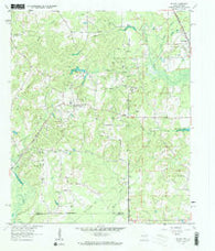 McLeod Texas Historical topographic map, 1:24000 scale, 7.5 X 7.5 Minute, Year 1962