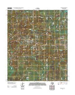 McLeod Texas Historical topographic map, 1:24000 scale, 7.5 X 7.5 Minute, Year 2013